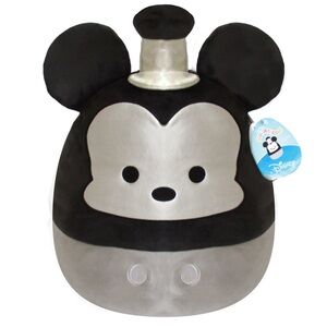 Squishmallows Disney 14-Inch Steamboat Willie Mickey Mouse Plush